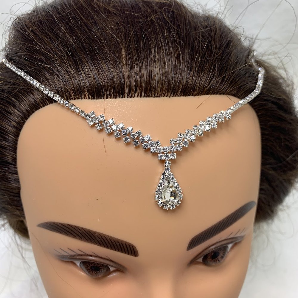 Teardrop Wedding Hair Jewelry